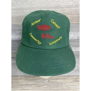 Vintage DuPont No-Till Neighbors Hat Cap Snap Back Green One Size Mens 90s